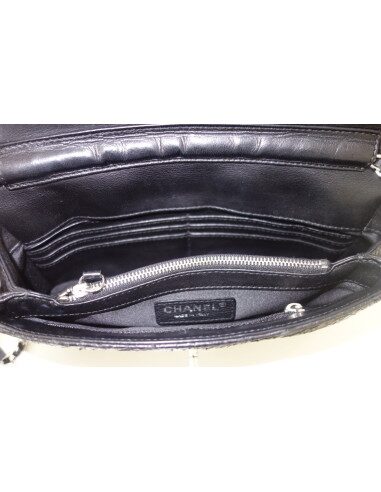Sac Chanel Classique python noir