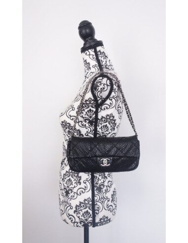 Sac Chanel Classique python noir
