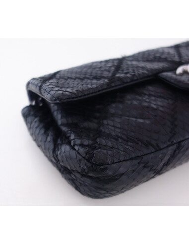 Sac Chanel Classique python noir