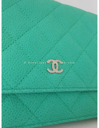 POCHETTE / SAC CHANEL VERT MENTHE