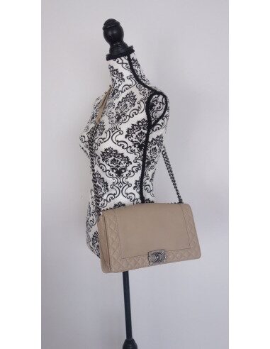 Sac Chanel Boy beige