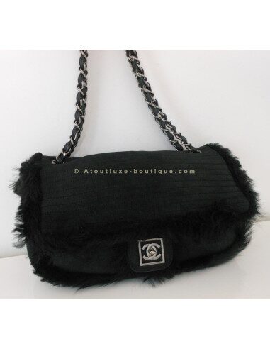 SAC CHANEL TIMELESS AGNEAU ET FOURRURE