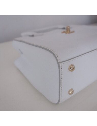 Sac Chanel petit shopping blanc