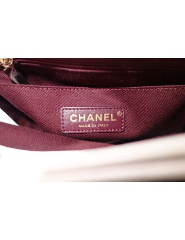 Sac Chanel petit shopping blanc