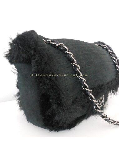 SAC CHANEL TIMELESS AGNEAU ET FOURRURE