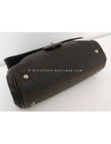 SAC CHANEL TIMELESS CUIR MARRON