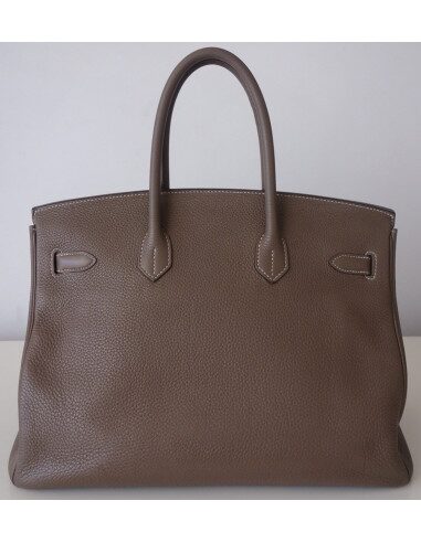 Sac Hermes Birkin 35 étoupe