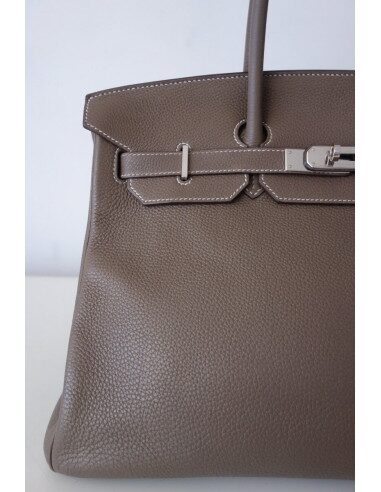 Sac Hermes Birkin 35 étoupe