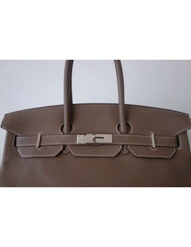 Sac Hermes Birkin 35 étoupe