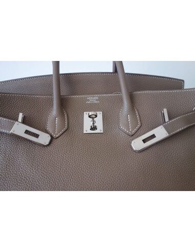 Sac Hermes Birkin 35 étoupe