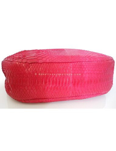 SAC SOFT LADY DIOR PYTHON FUSHIA