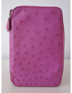 Portefeuille Hermes autruche