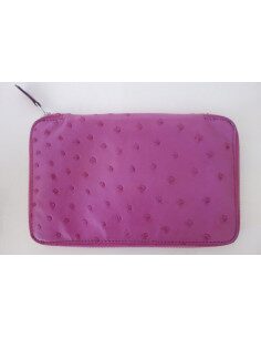 Portefeuille Hermes autruche 2