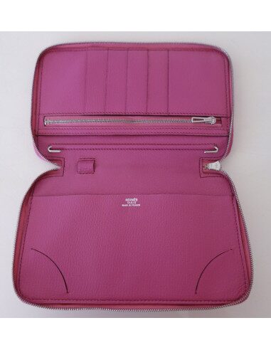 Portefeuille Hermes autruche