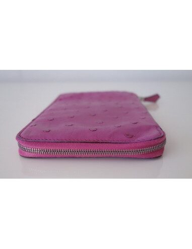 Portefeuille Hermes autruche