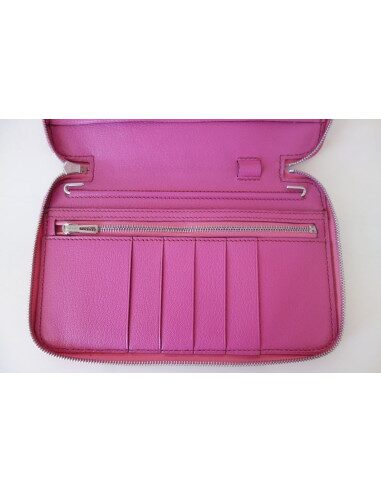 Portefeuille Hermes autruche