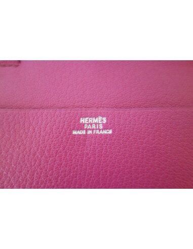 Portefeuille Hermes autruche