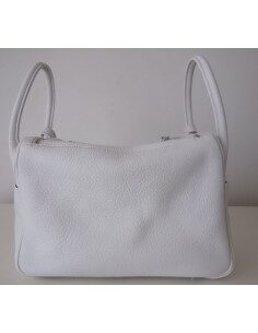 Sac Hermes Lindy blanc 2
