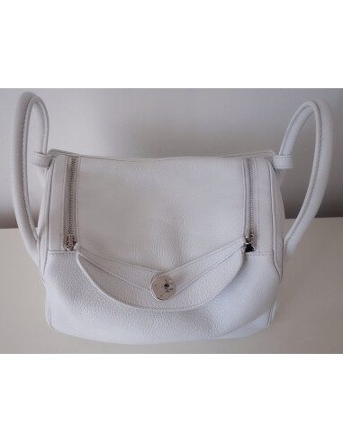 Sac Hermes Lindy blanc