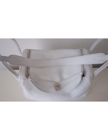 Sac Hermes Lindy blanc