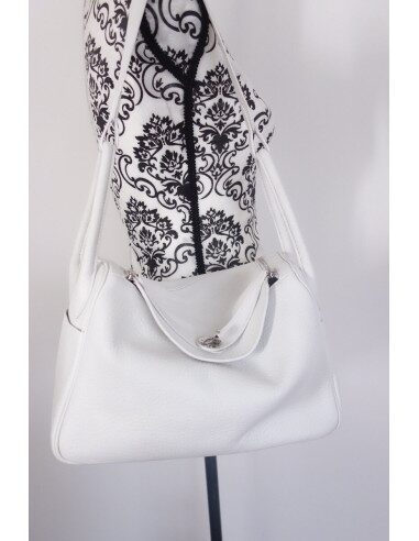 Sac Hermes Lindy blanc