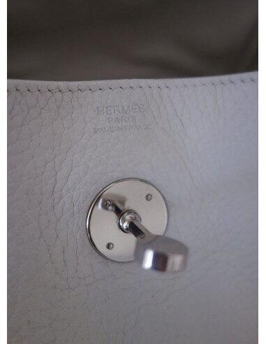 Sac Hermes Lindy blanc