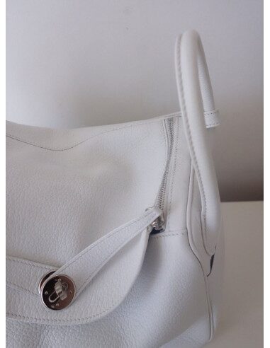 Sac Hermes Lindy blanc
