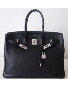 Sac Hermes Birkin 35 noir 2