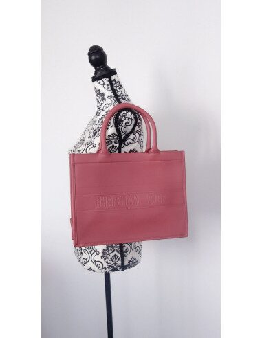 Sac Dior Book Tote rose