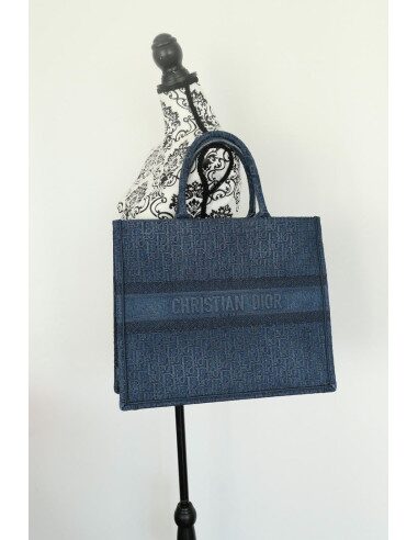 Sac Dior Book Tote Denim