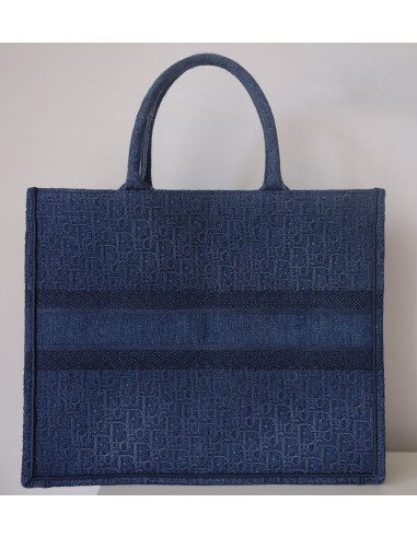 Sac Dior Book Tote Denim