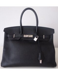 Sac Hermes Birkin 35 noir 2