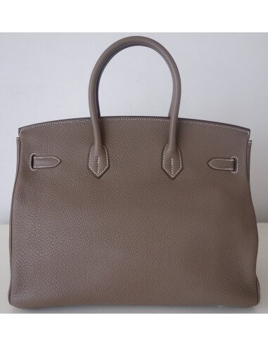 Sac Hermes Birkin 35 étoupe