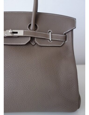 Sac Hermes Birkin 35 étoupe