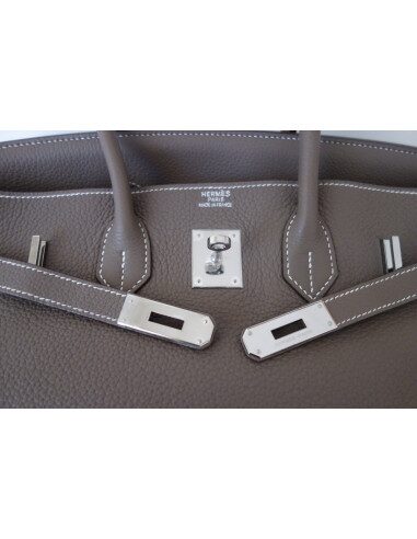Sac Hermes Birkin 35 étoupe