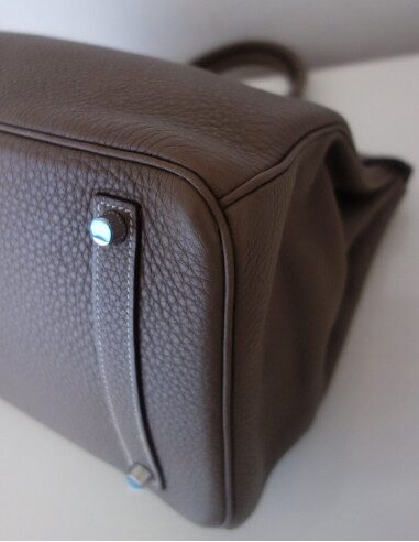 Sac Hermes Birkin 35 étoupe