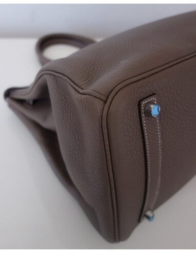 Sac Hermes Birkin 35 étoupe