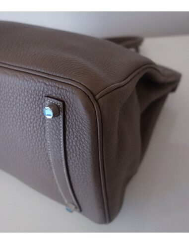 Sac Hermes Birkin 35 étoupe