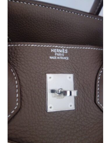 Sac Hermes Birkin 35 étoupe