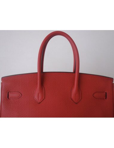 Sac Hermes Birkin 35 rouge