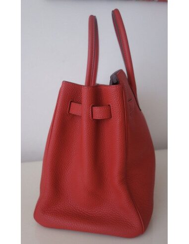 Sac Hermes Birkin 35 rouge