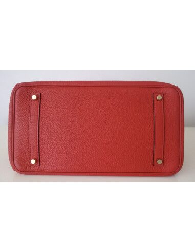 Sac Hermes Birkin 35 rouge