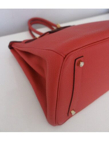 Sac Hermes Birkin 35 rouge