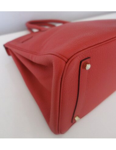 Sac Hermes Birkin 35 rouge