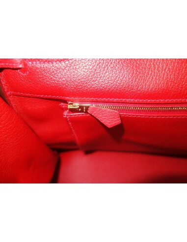 Sac Hermes Birkin 35 rouge