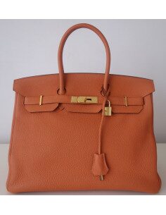 Sac Hermes Birkin 35 orange