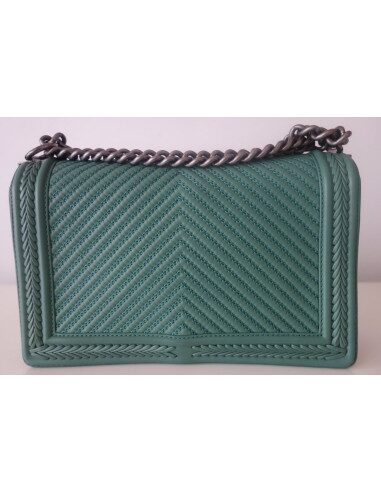 Sac Chanel Boy vert