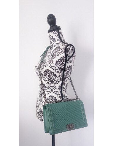 Sac Chanel Boy vert