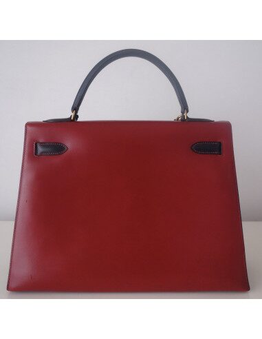 Sac Hermes Kelly 32 tricolore