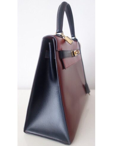 Sac Hermes Kelly 32 tricolore